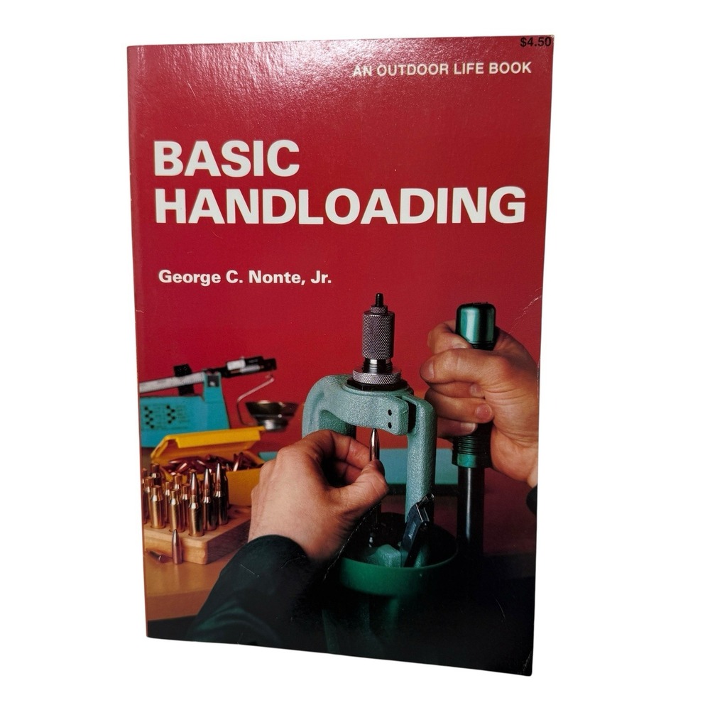Basic Handloading An Outdoor Life Book 1980 Vintage Survival Book